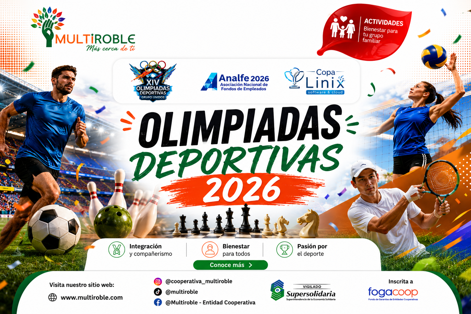 Olimpiadas Deportivas Grupo Unidos Copa Linix 2026